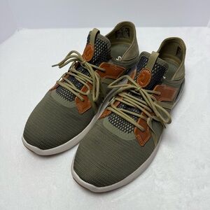 OluKai Men's Olive and Brown Sneakers